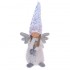 Anjel s trblietavou čiapkou – biely 40 cm
