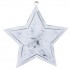 Závesná biela ozdoba – hviezda 15 cm