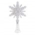 Špic na vianočný stromček – snehová vločka 20 cm