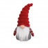 Vianočný trpaslík s červenou tvarovateľnou čiapkou 28 cm