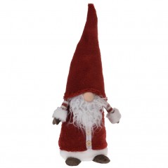 Vianočný škriatok v červenom oblečení 59 cm