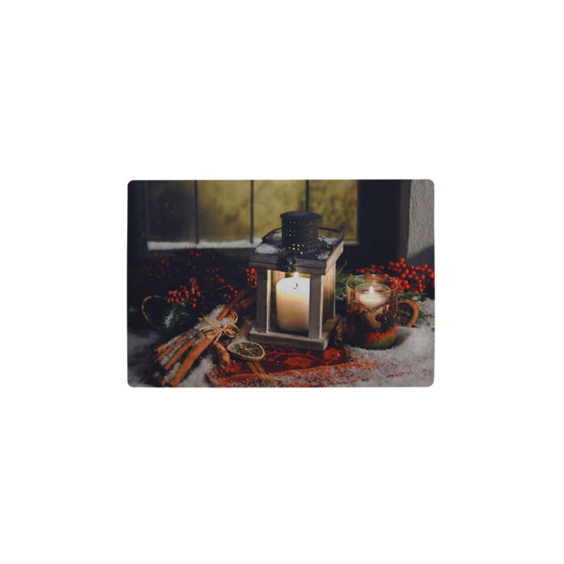 Vianočná rohožka so sviatočným stolom 38x58 cm