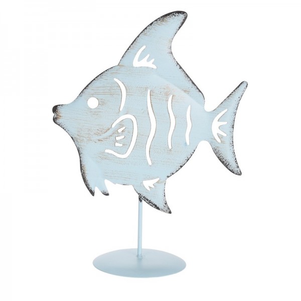 Ryba na podstavci – belasá