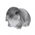 Veľkonočný zajačik – sivý 12 cm