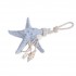 Závesná morská hviezdica – modrá 13 cm