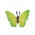 Závesný motýľ na kvetináč – zelený 13x10 cm