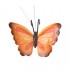 Závesný motýľ na kvetináč – ohnivý 13x10 cm