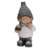 Zimný chlapec so šiškovou čiapkou 34 cm