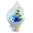 Stojaca mydlová kytica – modrá 35 cm